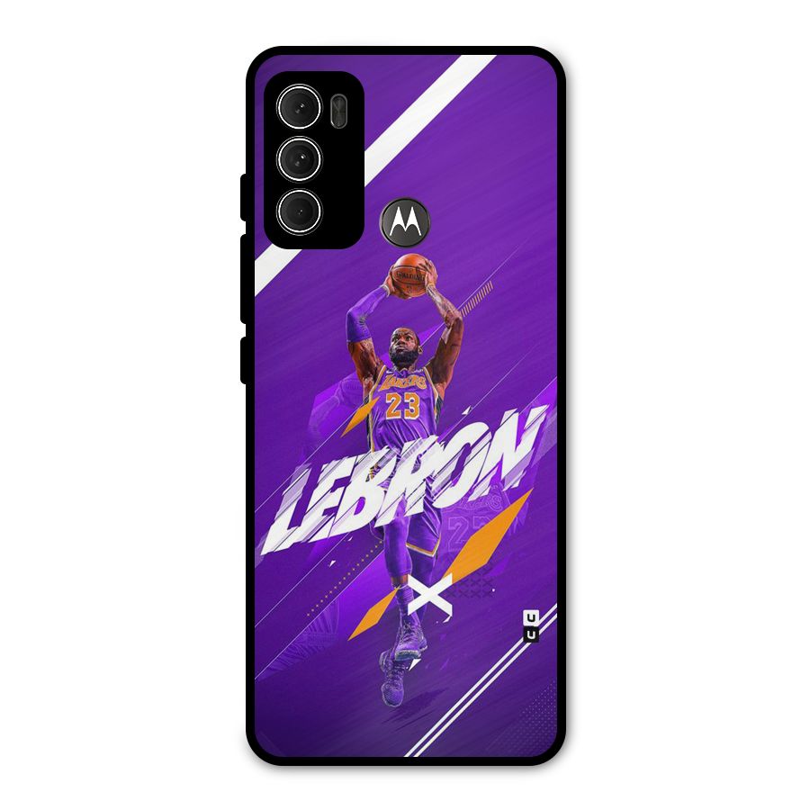 Basketball Star Metal Back Case for Moto G60