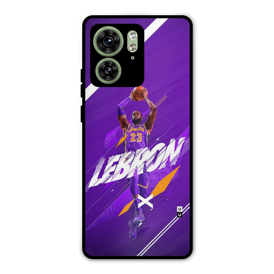 Basketball Star Metal Back Case for Motorola Edge 40 5G