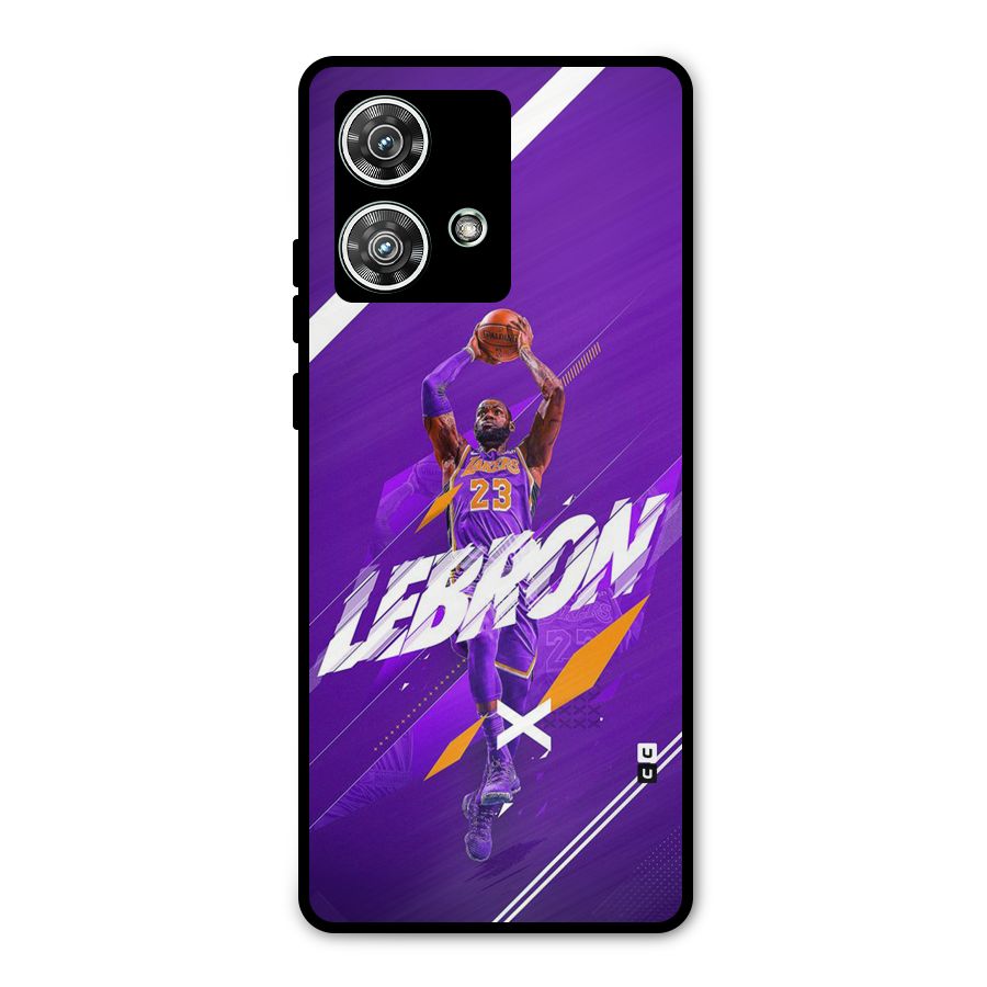Basketball Star Metal Back Case for Motorola Edge 40 Neo