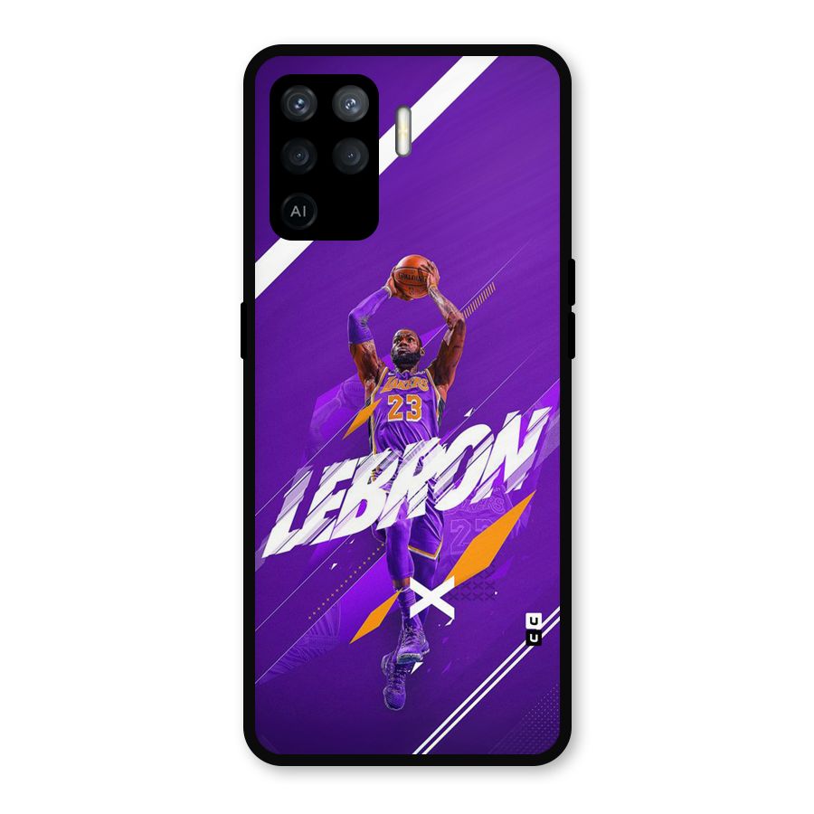 Basketball Star Metal Back Case for Oppo F19 Pro