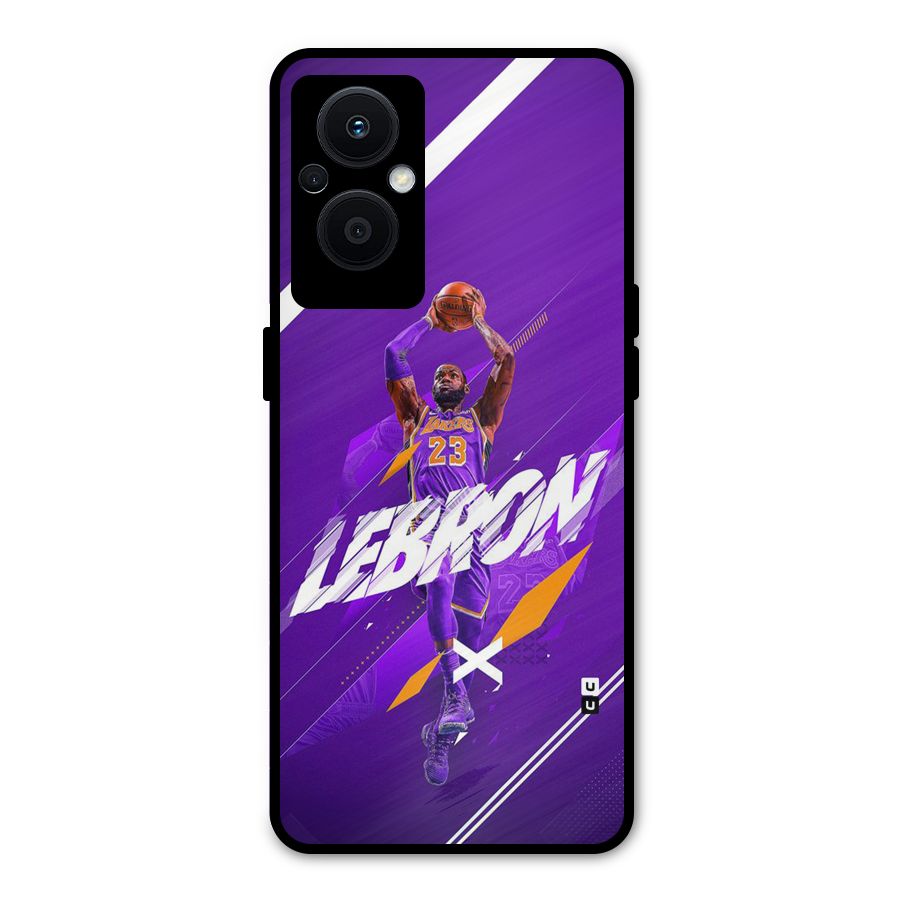 Basketball Star Metal Back Case for Oppo F21 Pro 5G