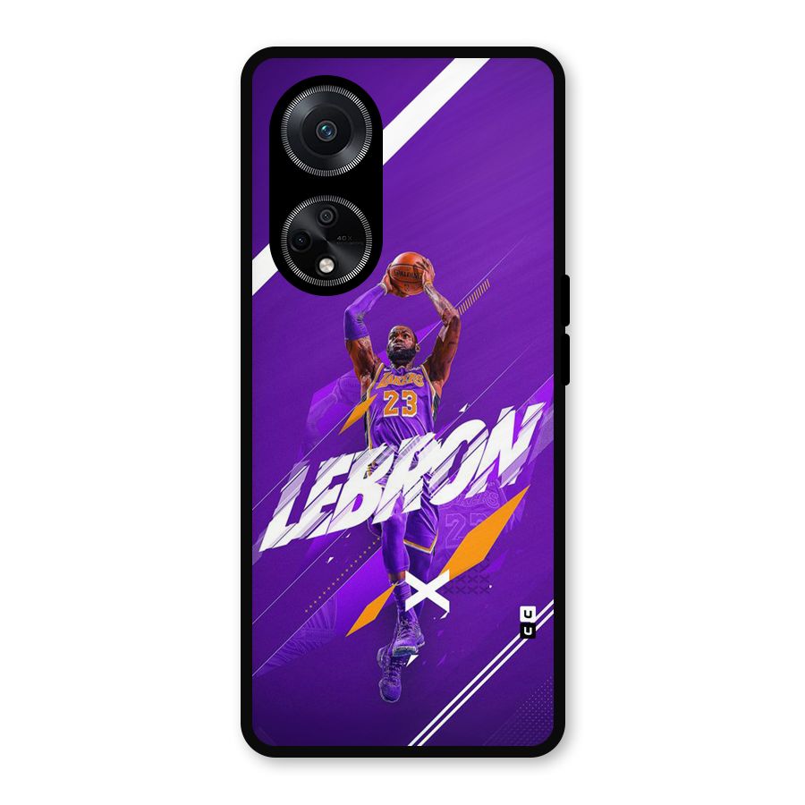 Basketball Star Metal Back Case for Oppo F23