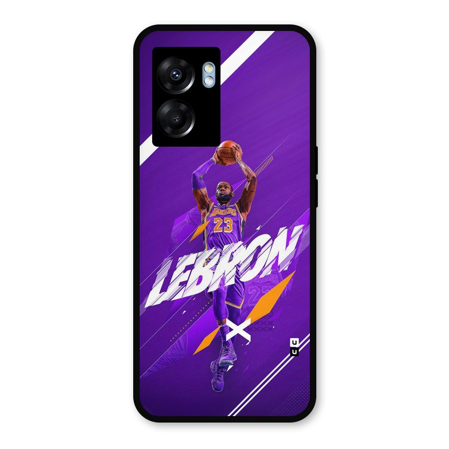 Basketball Star Metal Back Case for Oppo K10 (5G)