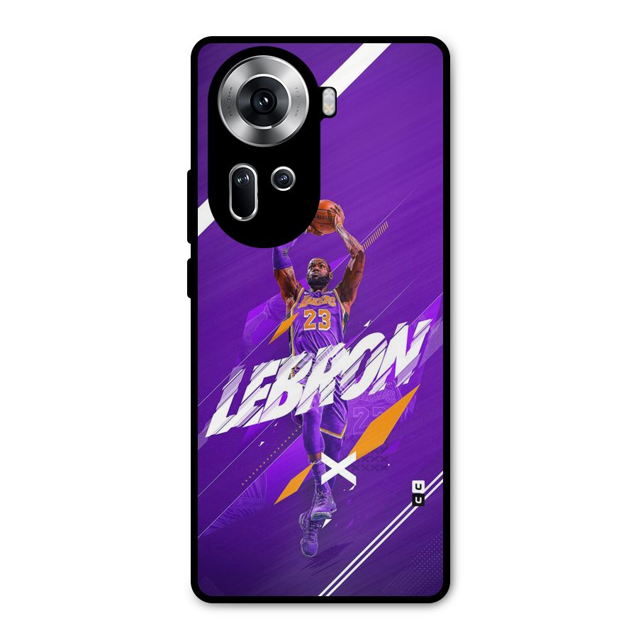 Basketball Star Metal Back Case for Oppo Reno11 5G