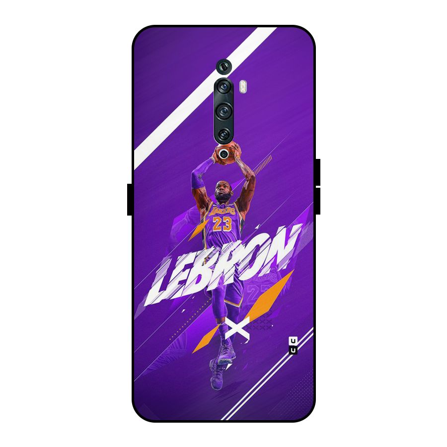 Basketball Star Metal Back Case for Oppo Reno2 Z