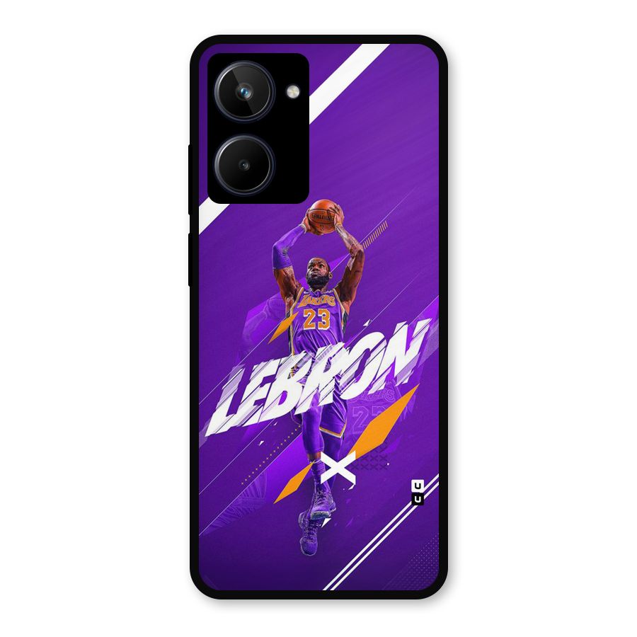 Basketball Star Metal Back Case for Realme 10