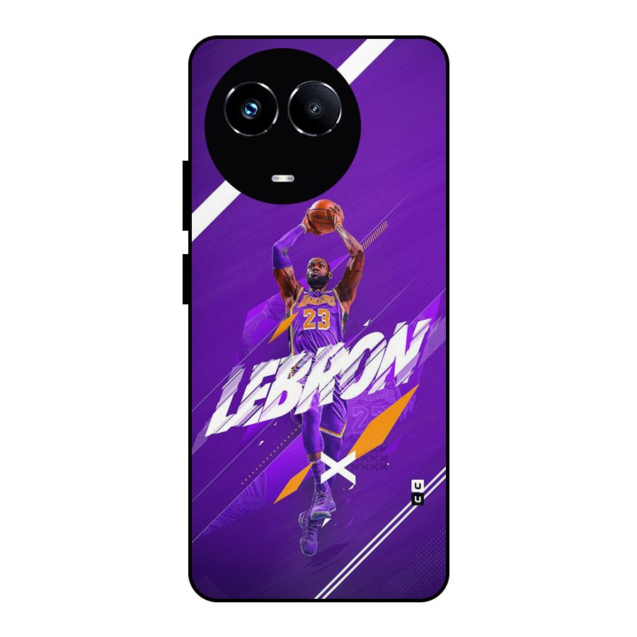 Basketball Star Metal Back Case for Realme 11X