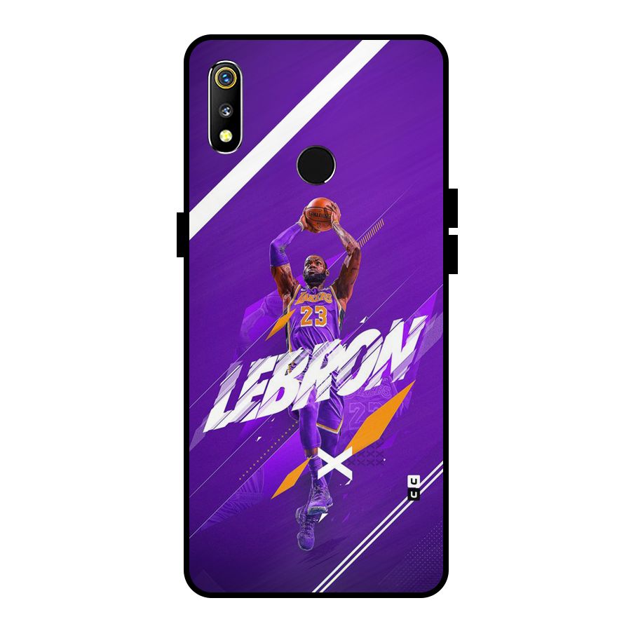 Basketball Star Metal Back Case for Realme 3i