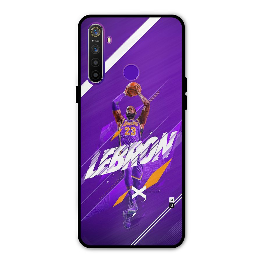 Basketball Star Metal Back Case for Realme 5
