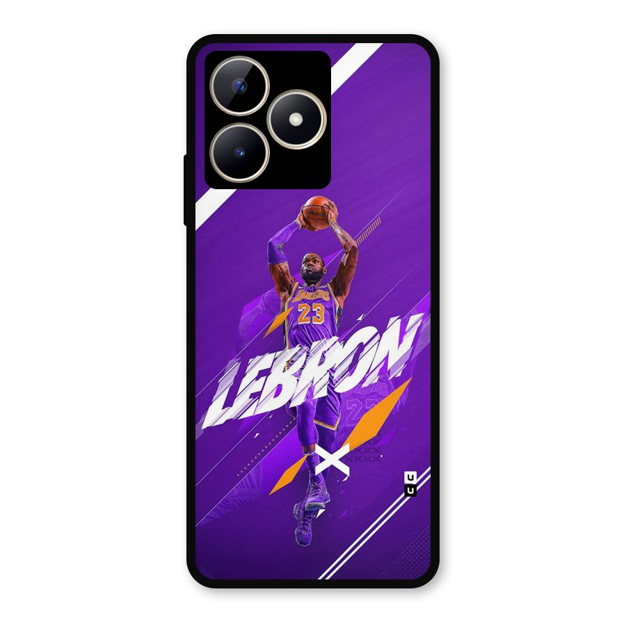 Basketball Star Metal Back Case for Realme C53