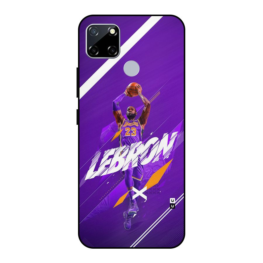 Basketball Star Metal Back Case for Realme Narzo 20