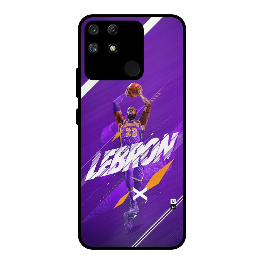 Basketball Star Metal Back Case for Realme Narzo 50A