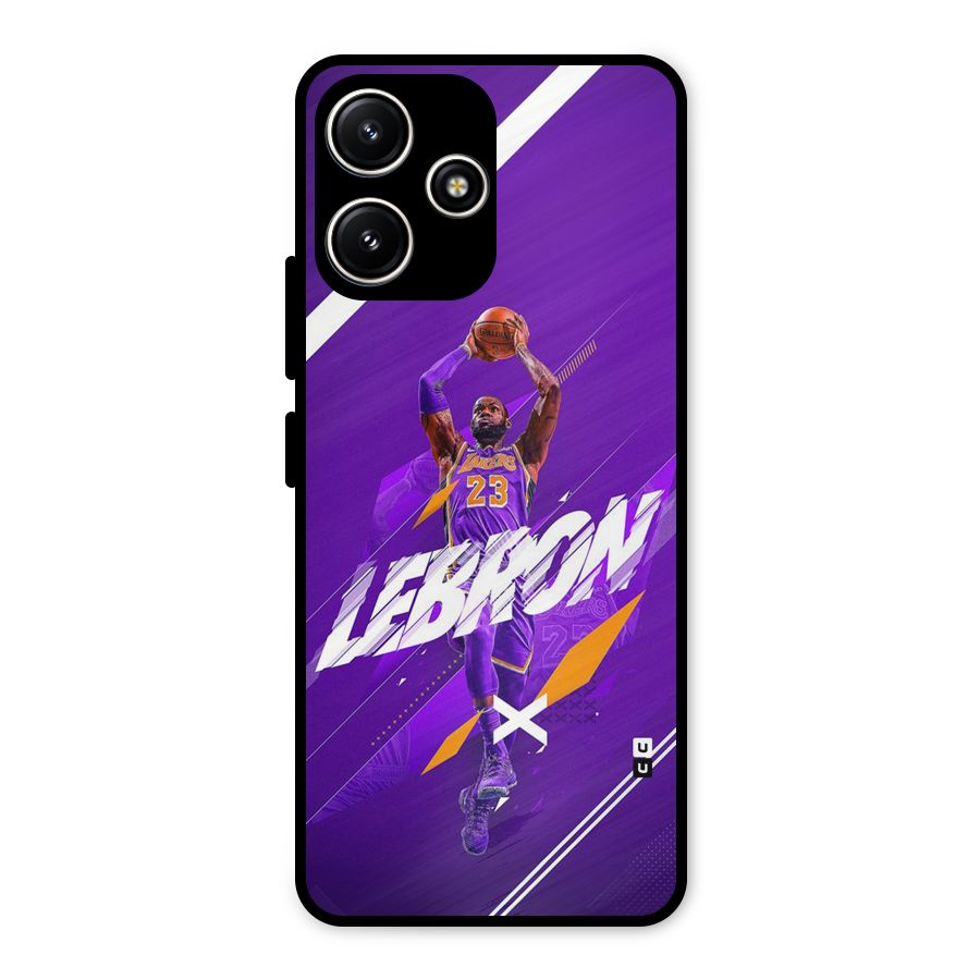 Basketball Star Metal Back Case for Redmi 12 5G