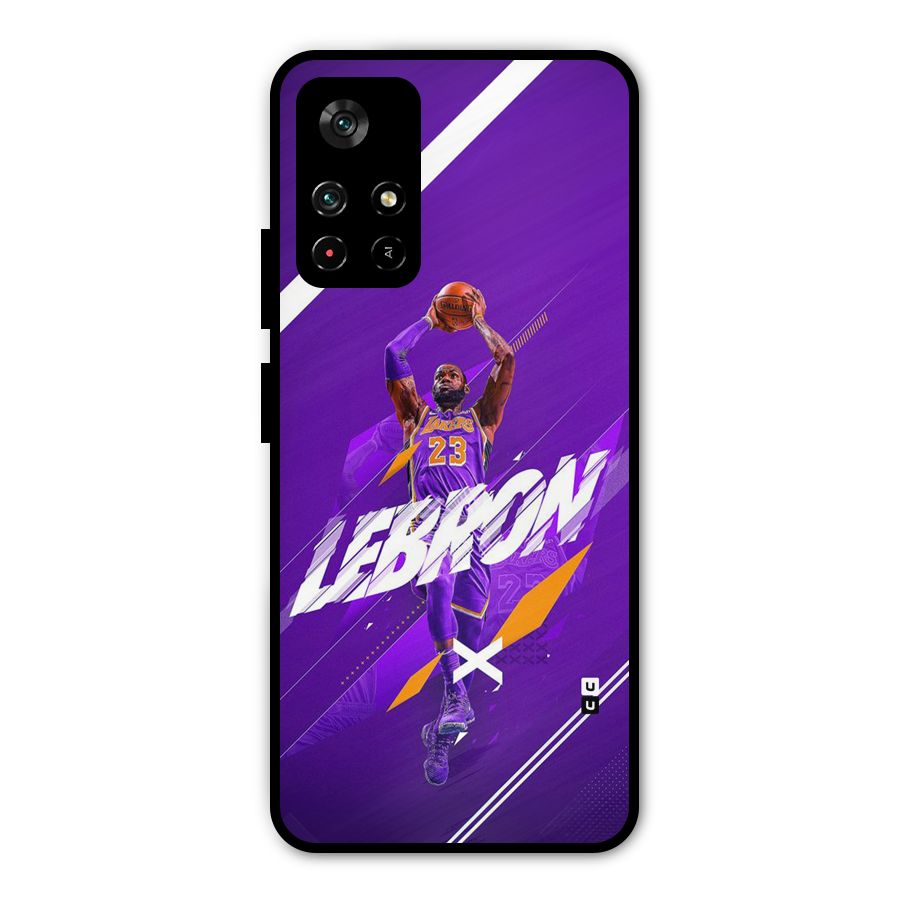 Basketball Star Metal Back Case for Redmi Note 11T 5G