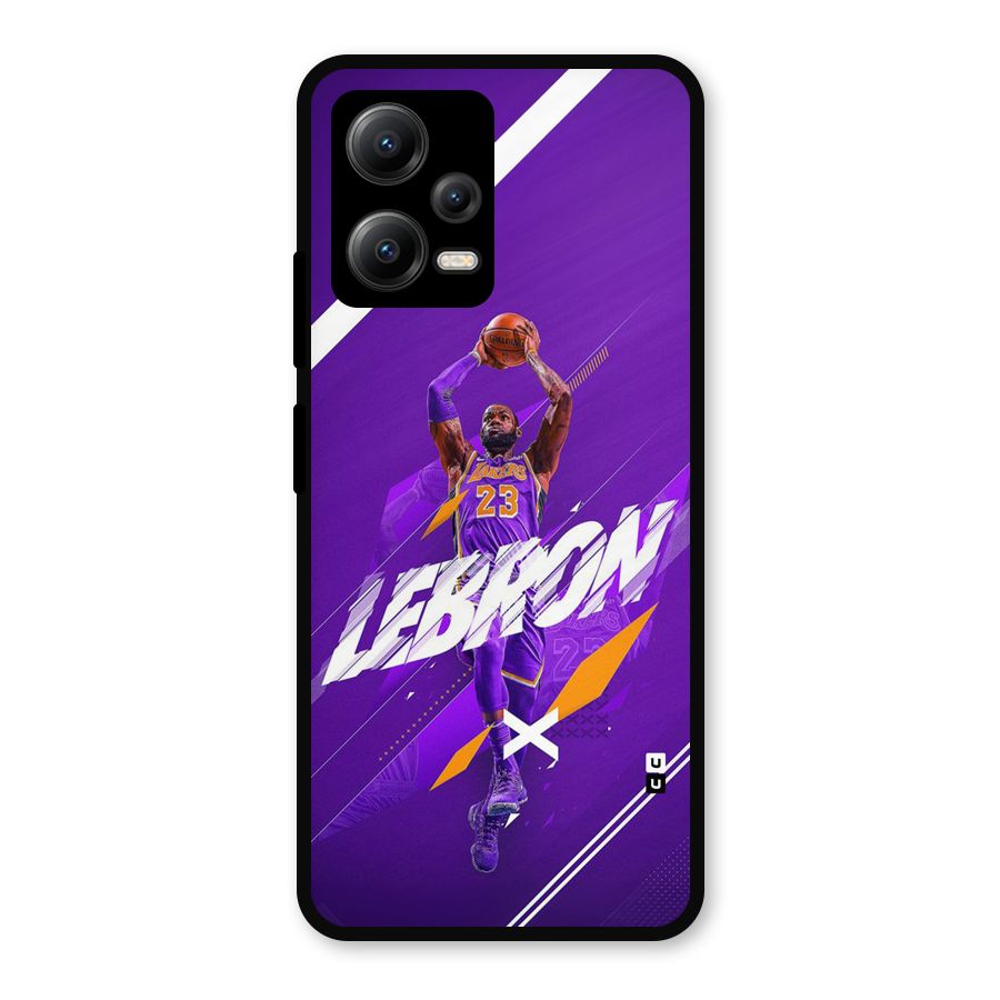 Basketball Star Metal Back Case for Redmi Note 12 5G