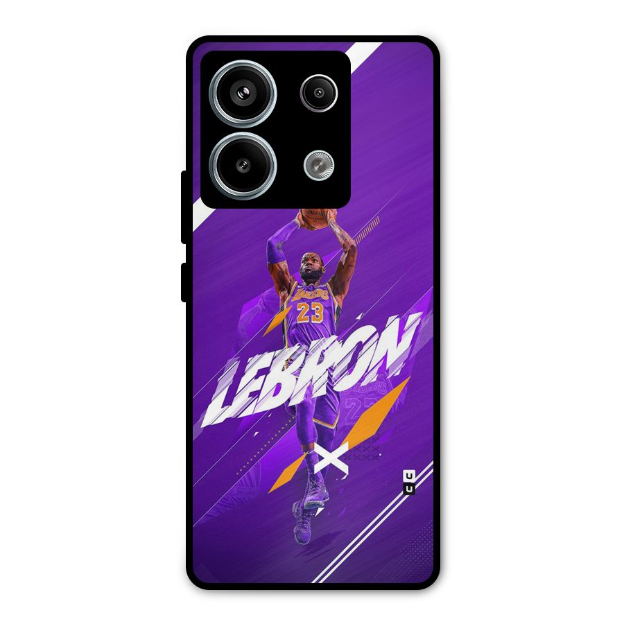 Basketball Star Metal Back Case for Redmi Note 13 Pro 5G