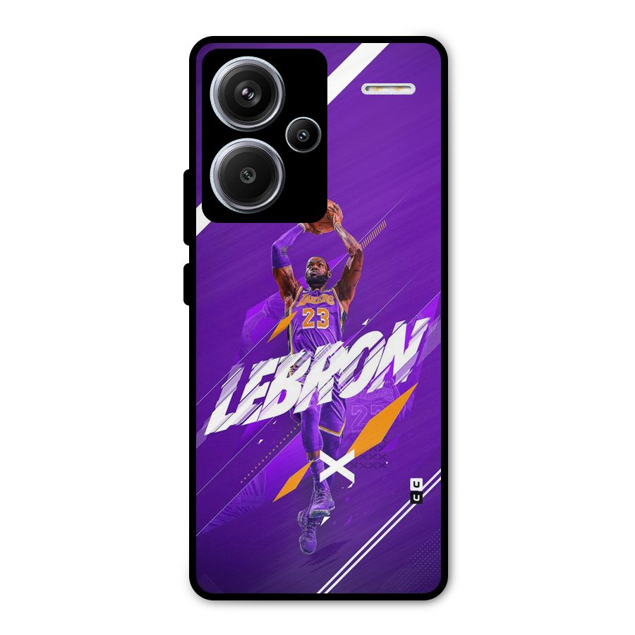 Basketball Star Metal Back Case for Redmi Note 13 Pro Plus