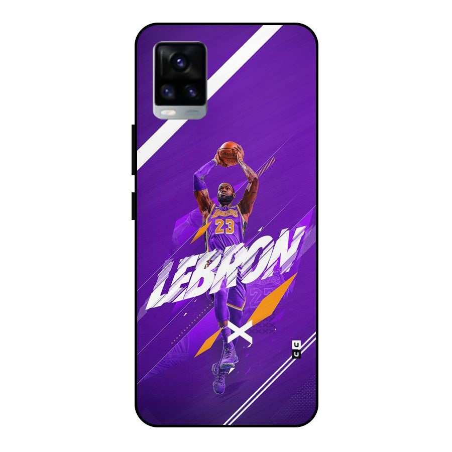 Basketball Star Metal Back Case for Vivo V20 2021