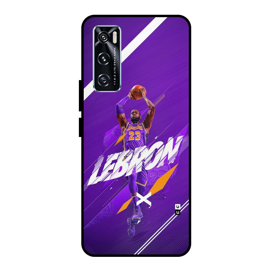 Basketball Star Metal Back Case for Vivo V20 SE