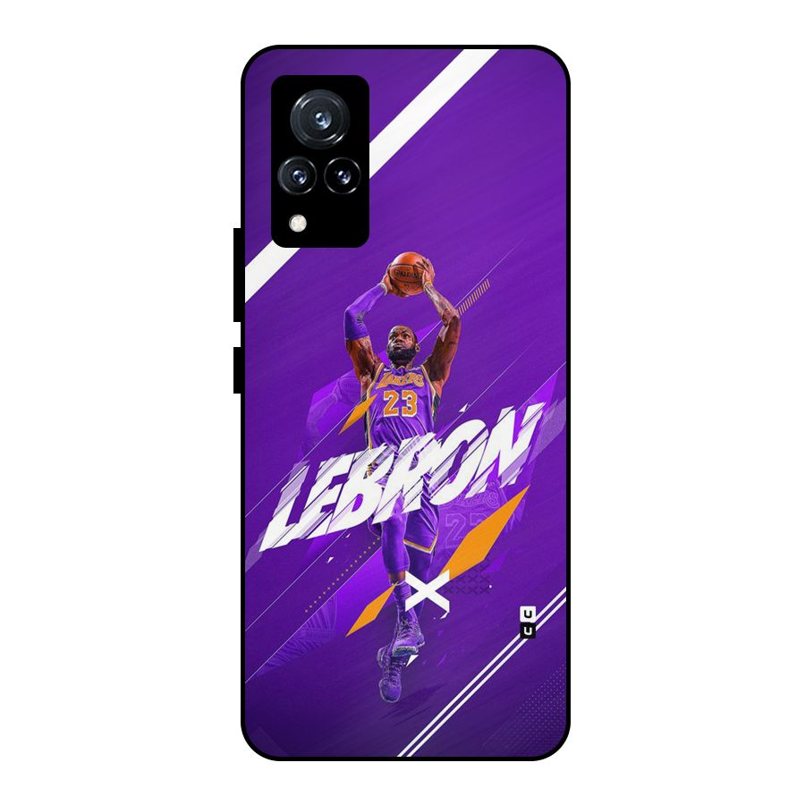 Basketball Star Metal Back Case for Vivo V21 5G