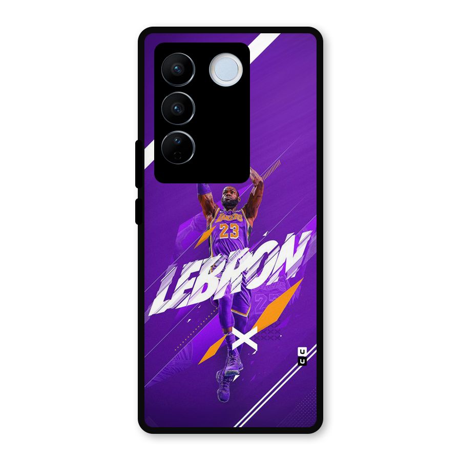 Basketball Star Metal Back Case for Vivo V27