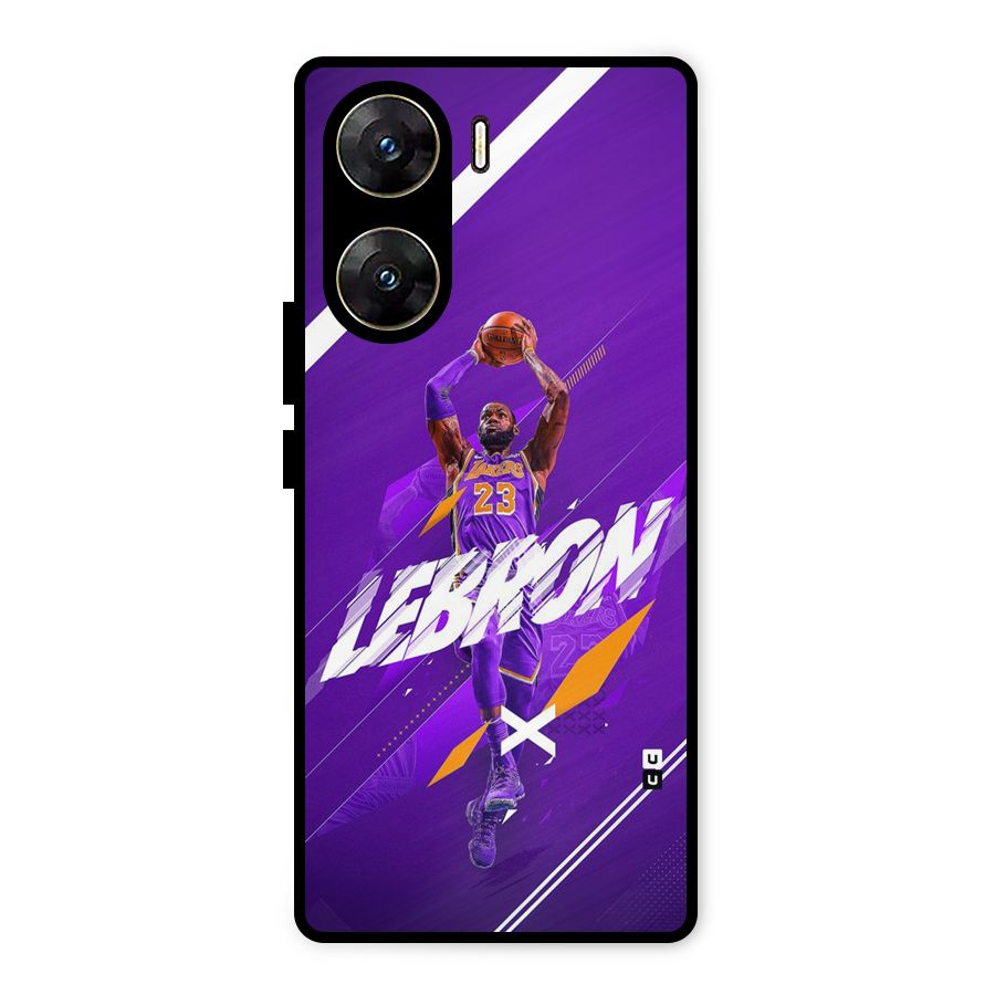 Basketball Star Metal Back Case for Vivo V29e