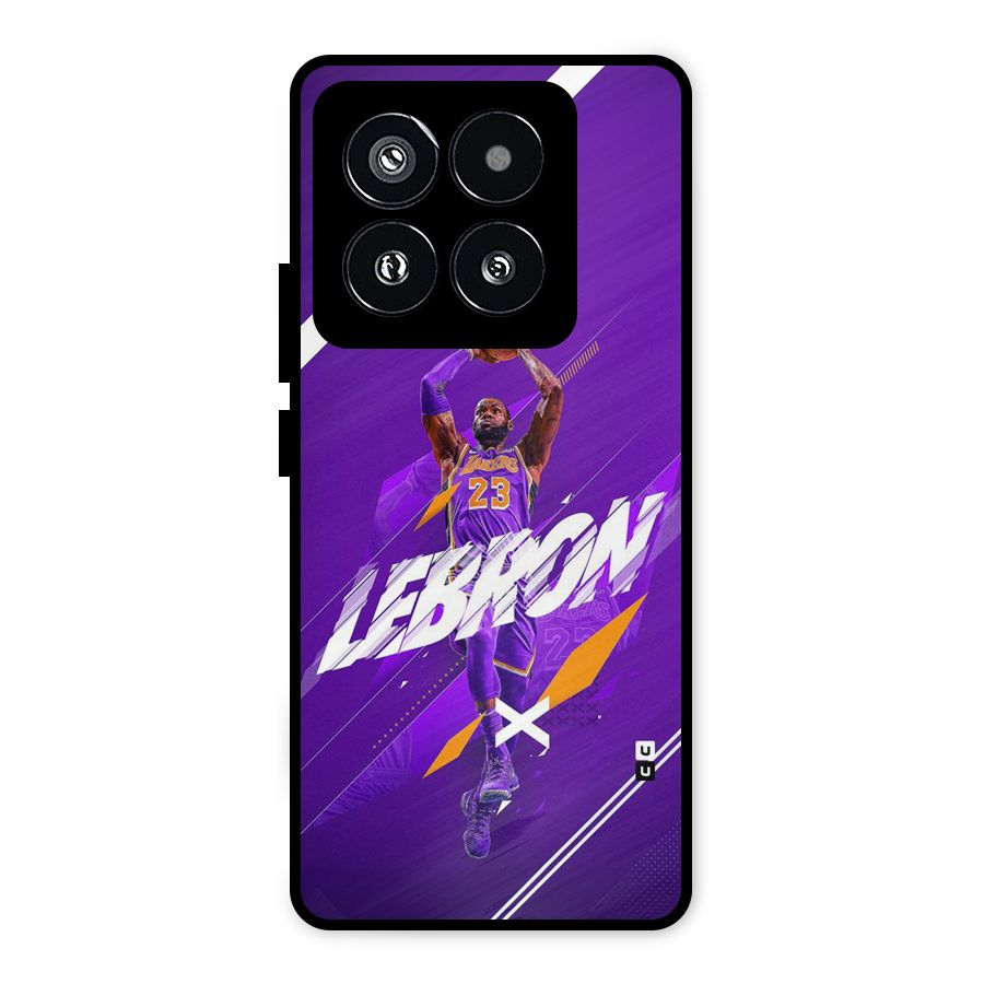 Basketball Star Metal Back Case for Xiaomi 14 Pro