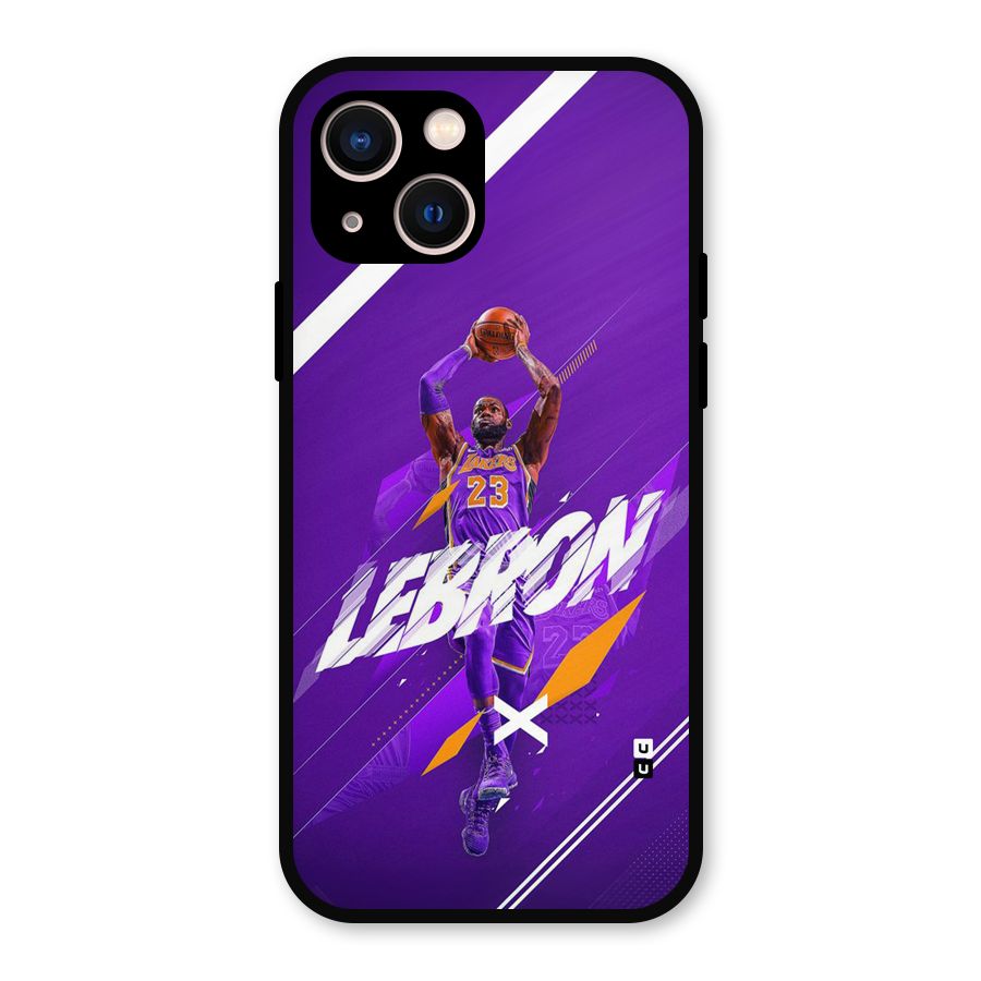 Basketball Star Metal Back Case for iPhone 13
