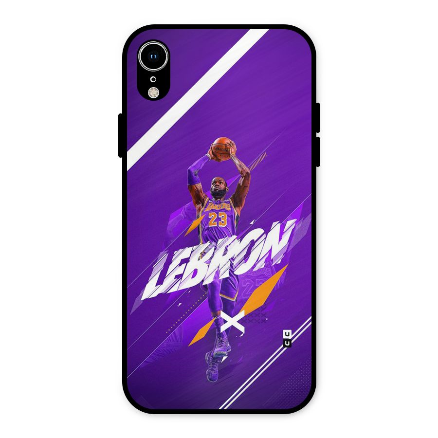 Basketball Star Metal Back Case for iPhone XR