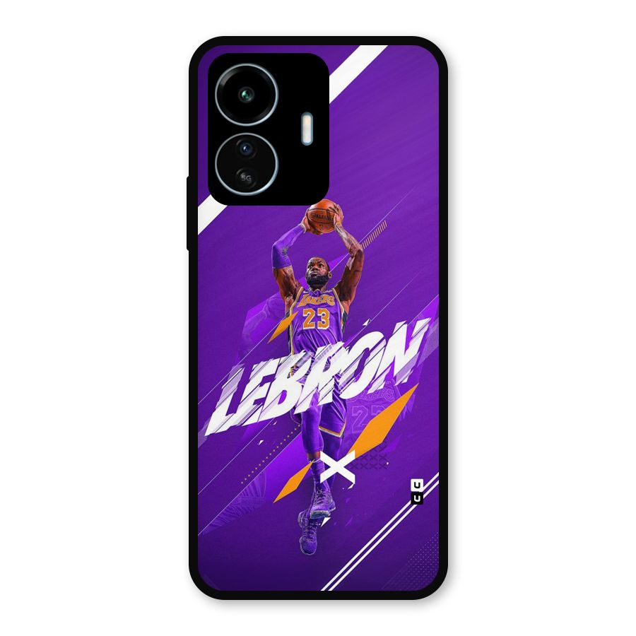 Basketball Star Metal Back Case for vivo iQOO Z6 Lite 5G