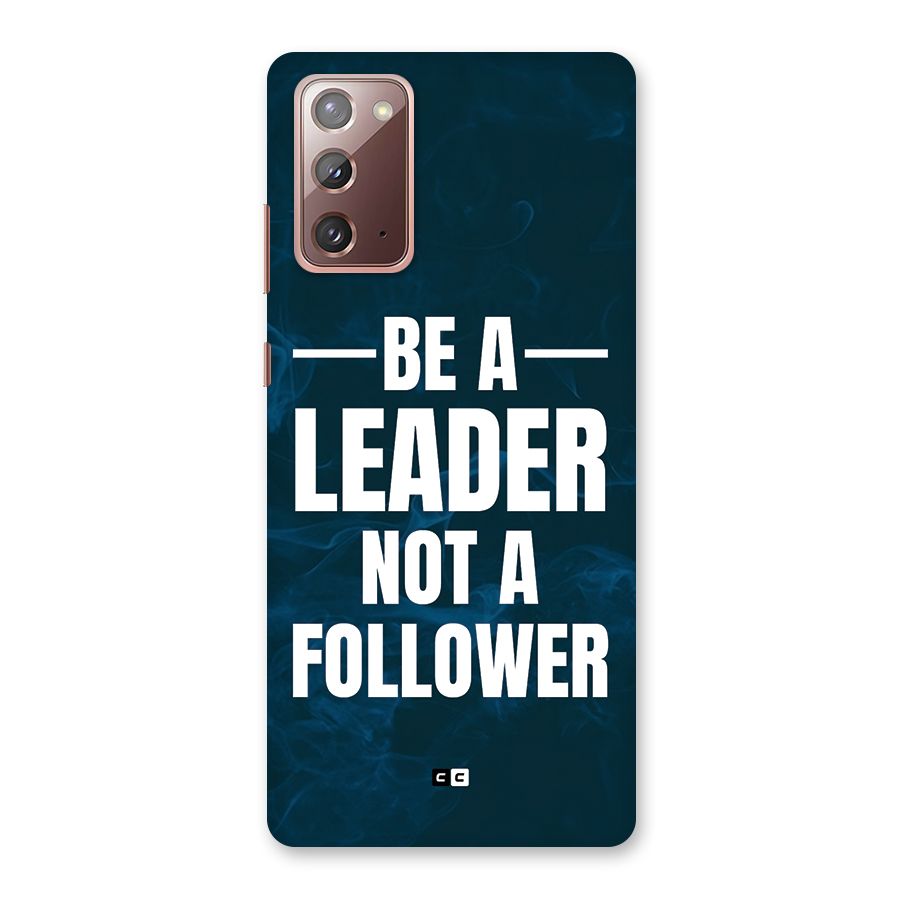 Be A Leader Back Case for Galaxy Note 20