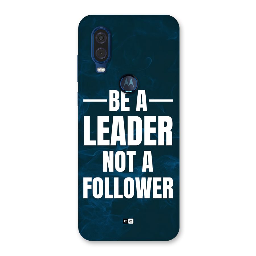 Be A Leader Back Case for Motorola One Vision