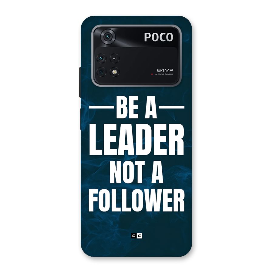 Be A Leader Back Case for Poco M4 Pro 4G