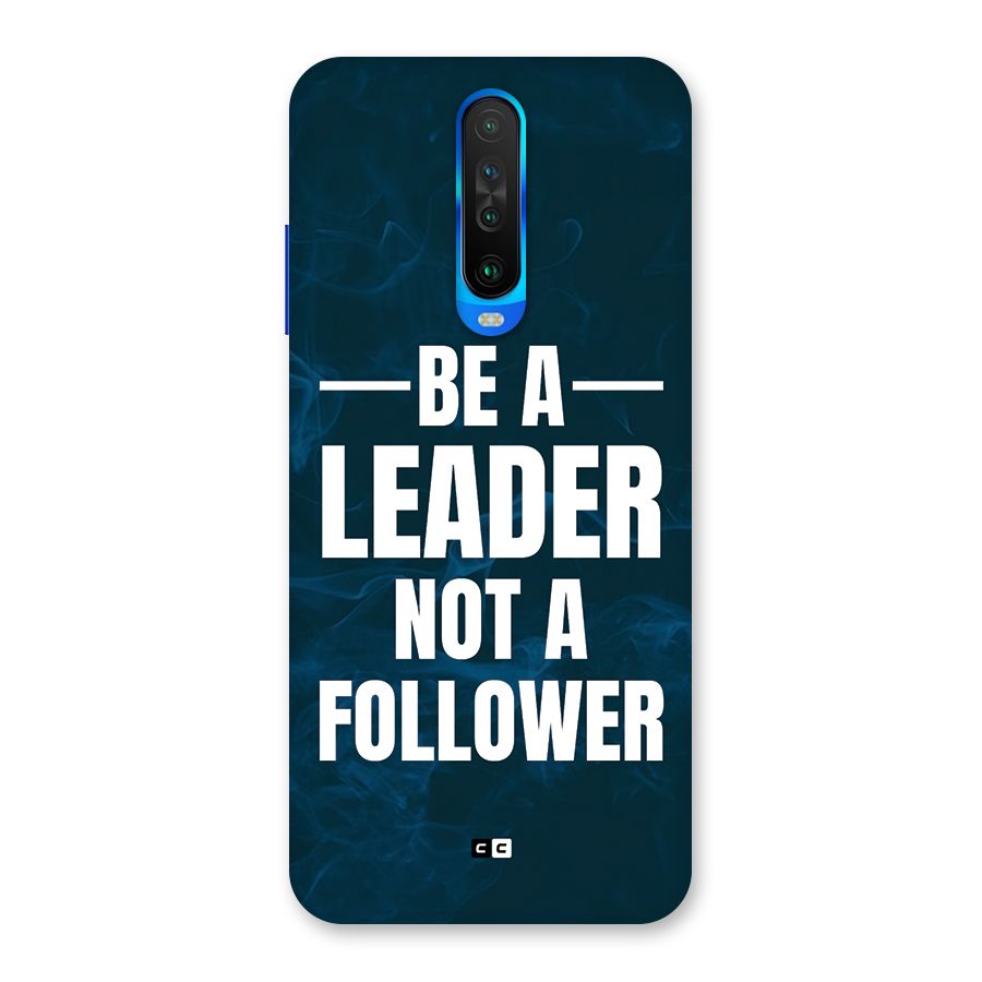 Be A Leader Back Case for Poco X2