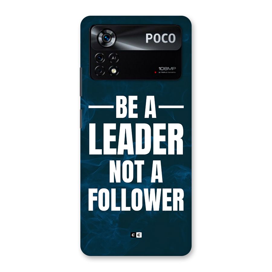 Be A Leader Back Case for Poco X4 Pro 5G