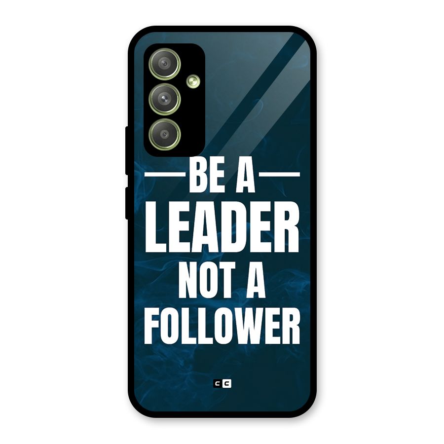 Be A Leader Glass Back Case for Galaxy A54