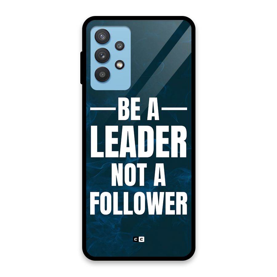 Be A Leader Glass Back Case for Galaxy M32 5G