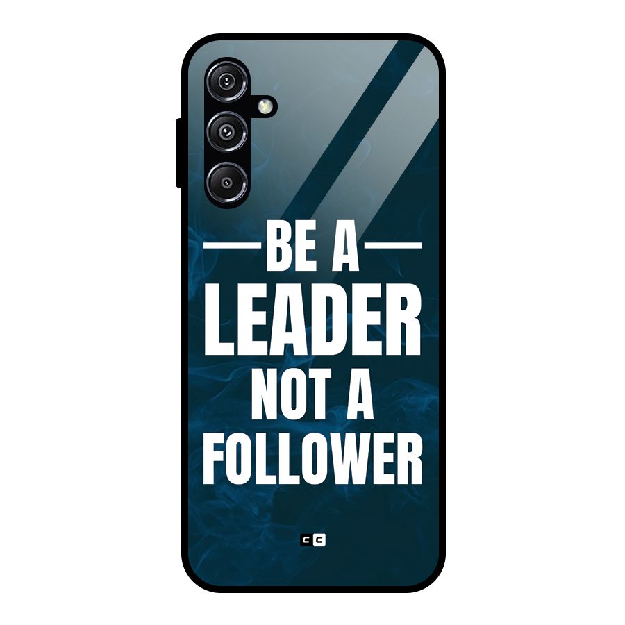 Be A Leader Glass Back Case for Galaxy M34 5G