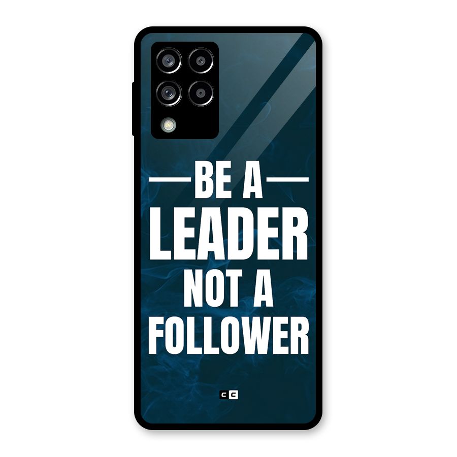 Be A Leader Glass Back Case for Galaxy M53 5G