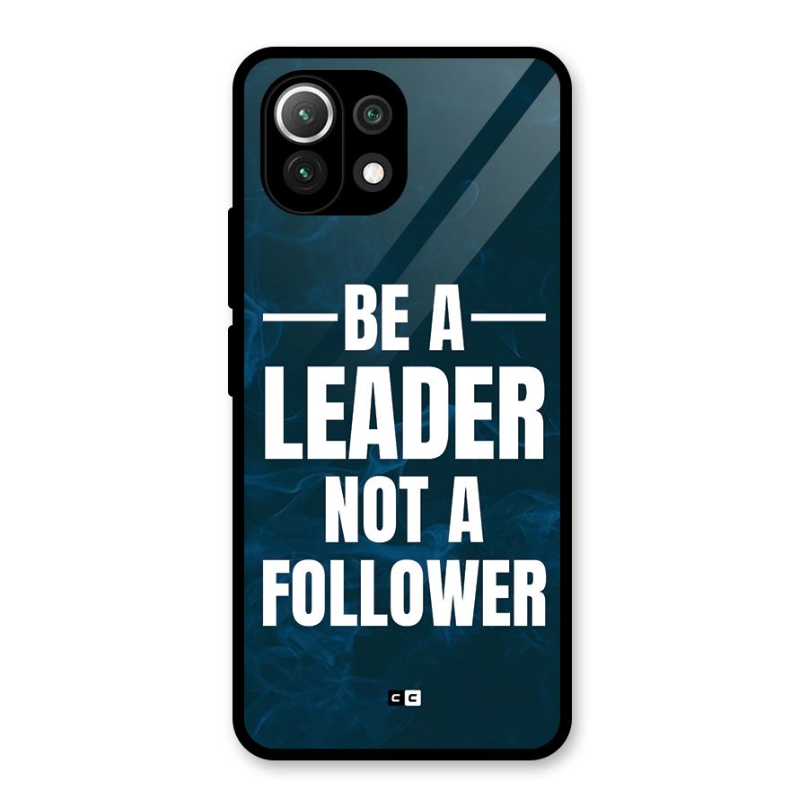 Be A Leader Glass Back Case for Mi 11 Lite NE 5G