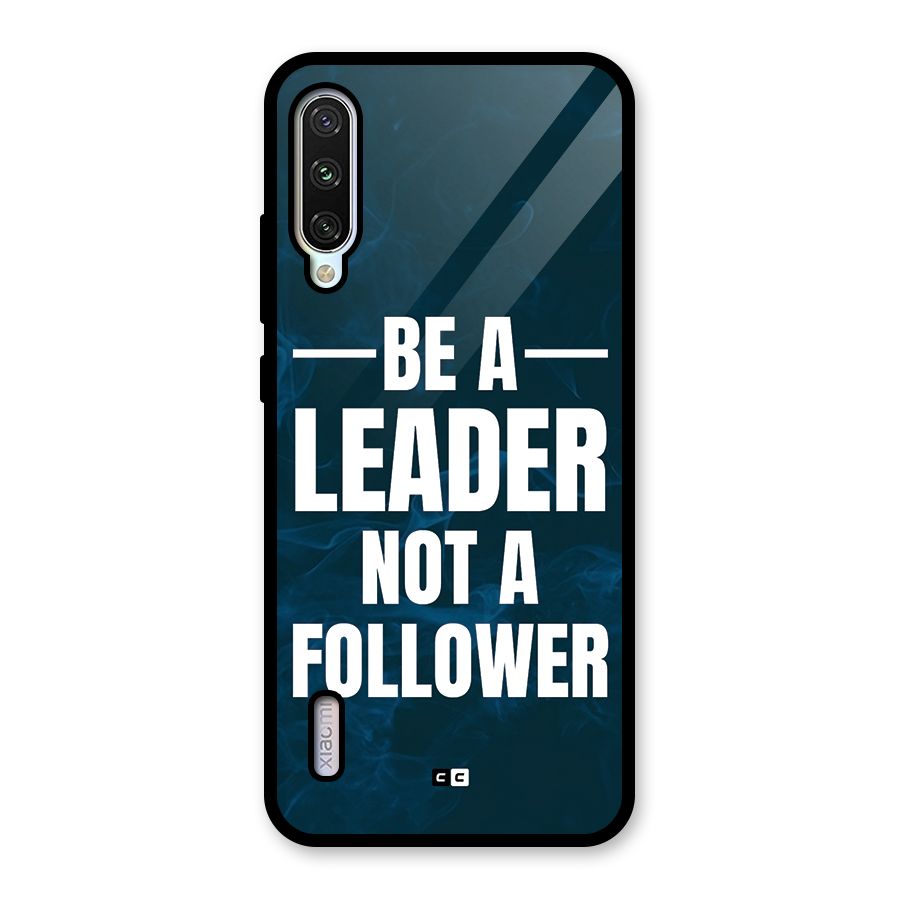 Be A Leader Glass Back Case for Mi A3