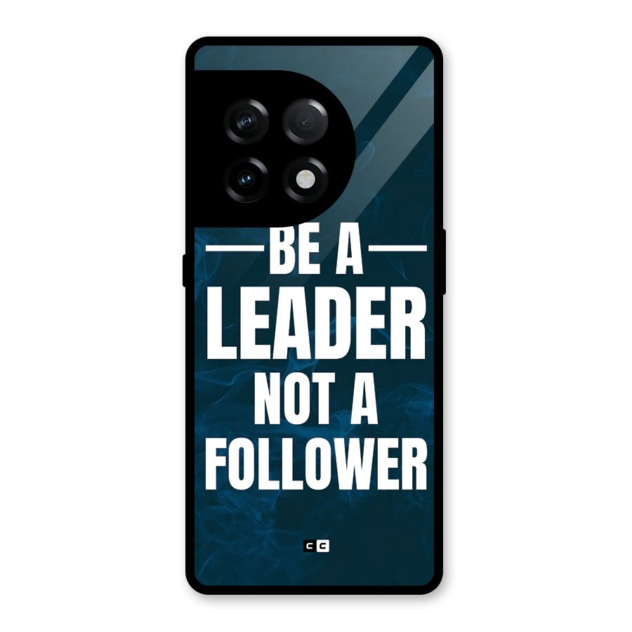 Be A Leader Glass Back Case for OnePlus 11R