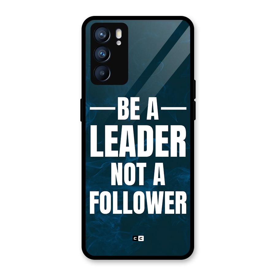 Be A Leader Glass Back Case for Oppo Reno6 5G