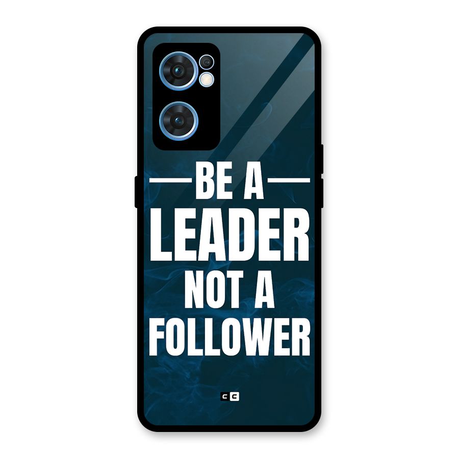 Be A Leader Glass Back Case for Oppo Reno7 5G