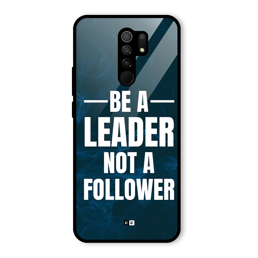 Be A Leader Glass Back Case for Poco M2