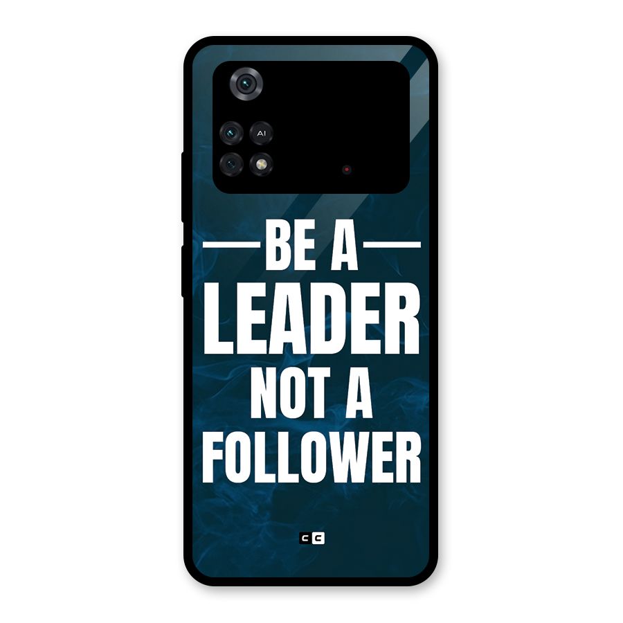 Be A Leader Glass Back Case for Poco M4 Pro 4G