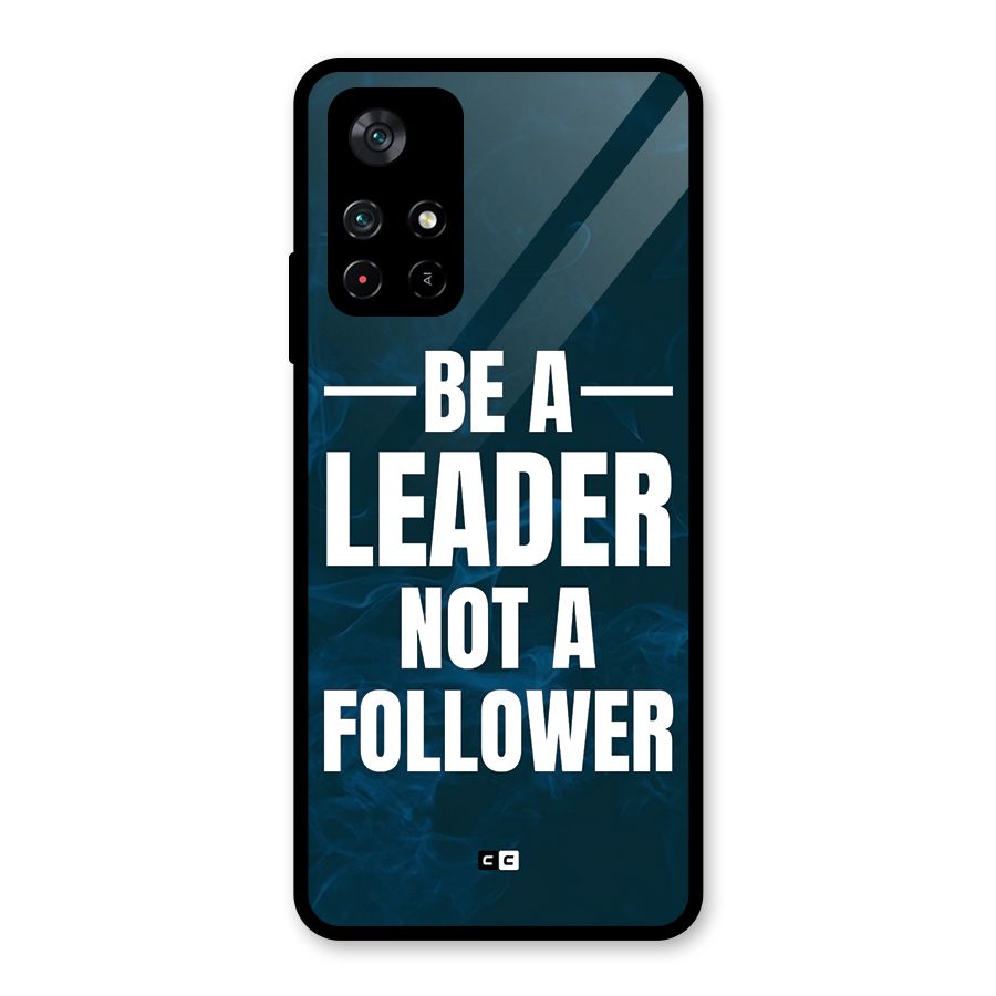 Be A Leader Glass Back Case for Poco M4 Pro 5G
