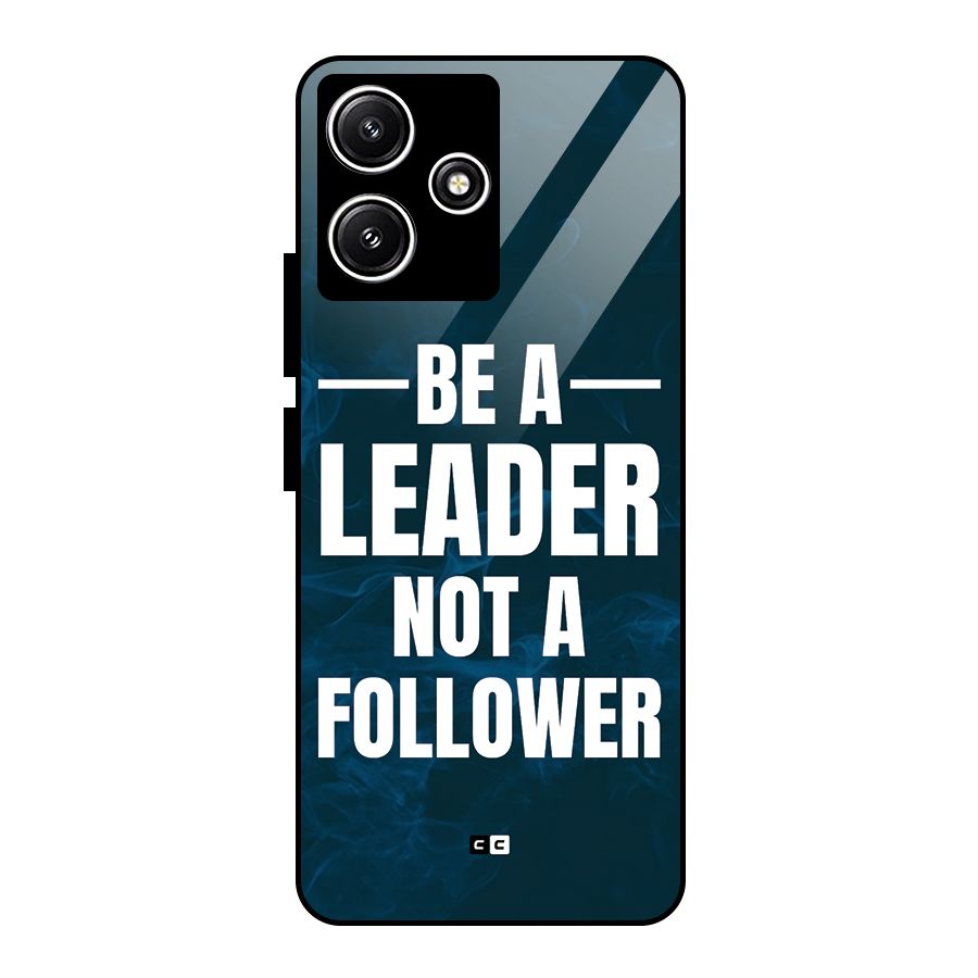 Be A Leader Glass Back Case for Poco M6 Pro