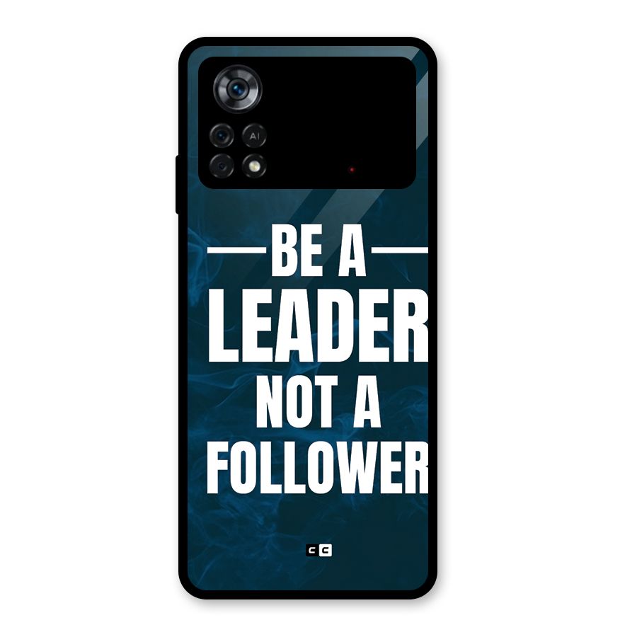 Be A Leader Glass Back Case for Poco X4 Pro 5G