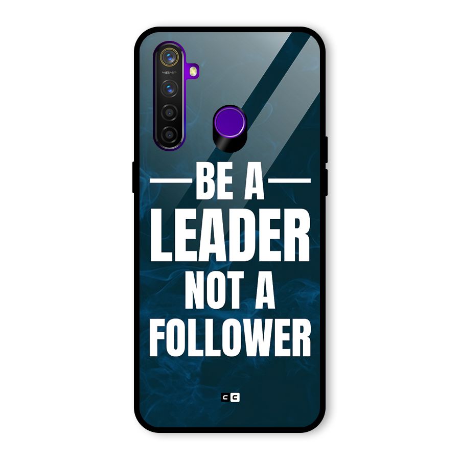 Be A Leader Glass Back Case for Realme 5 Pro